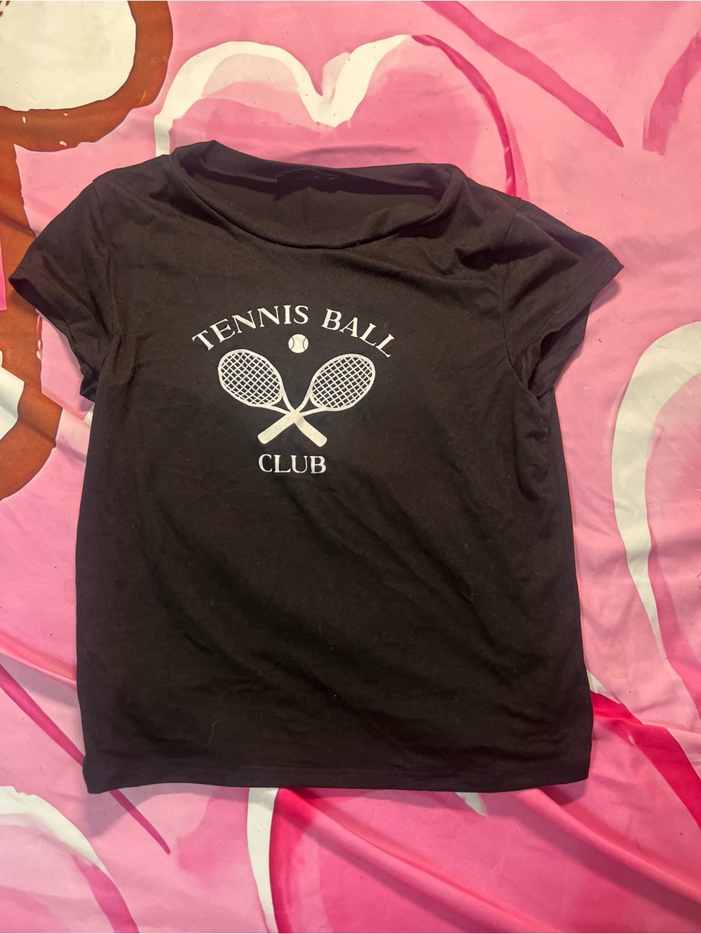 Tennis Ball Club Graphic Tee - Black